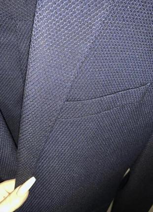 Синий классический костюм h&m