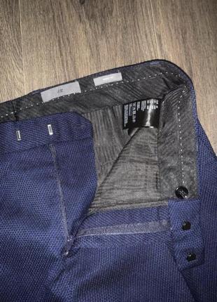 Синий классический костюм h&m