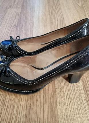 Кожаные туфли clarks2 фото