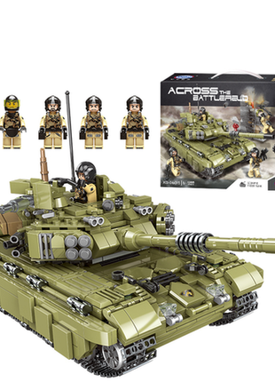 Конструктор тяжёлый танк тигр 1386 деталей (xb-06015)