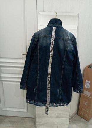 Джинсовая куртка на меху6 фото
