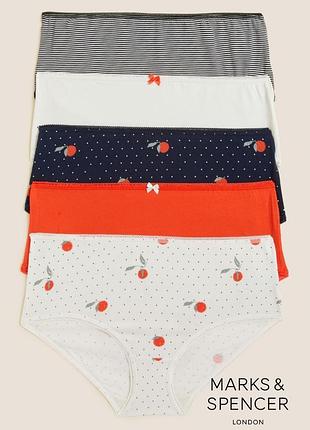 Набір трусики marks&spencer модель міді(high rise shorts)