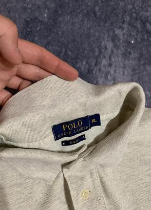 Футболка с воротником поло премиальное мужское polo ralph lauren5 фото