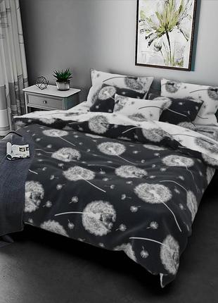 Топовый, нежный и приятный комплект постельного белья из натурального хлопка ночной одуванчик бязь1 фото