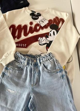 Свитшот mickey mouse disney 110 см (4-5 р)7 фото