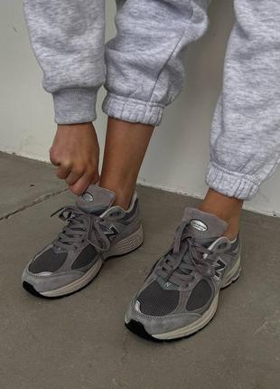 Женские кроссовки new balance 2002r grey спортивные кроссовки повседневные стильные кроссовки nb1 фото