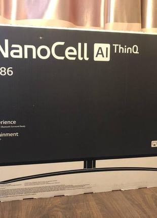 Телевізор lg nanocell 55nano866na 2020 з технологією real 4k та штучним інтелектом thinq