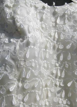 Красивое нежное молочное платье франция9 фото