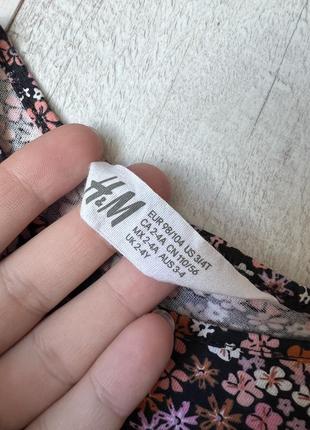 Платье в цветочный принт 2-3 года 3