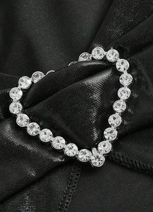 Топ y2k со стразами ( lolita, bratz, barbie, shein, prettylittlething, zara, oh polly, killstar, dollskill, grunge, готика )
