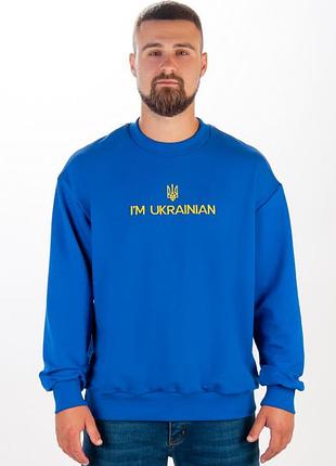 Патріотичний світшот чоловічий, патріотична кофта чоловіча, чоловіча толстовка, патріотичний светр