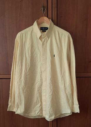 Винтажная мужская рубашка ralph lauren vintage