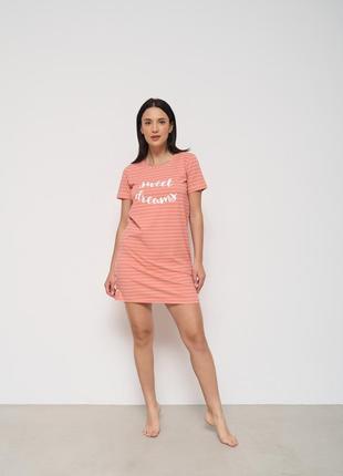 Туника женская хлопковая - полоска sweet dreams