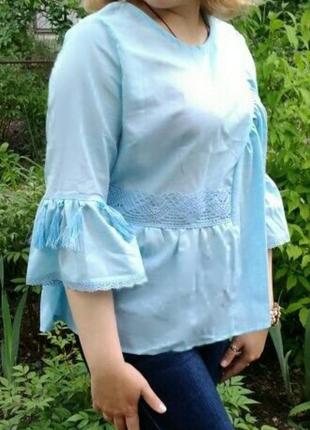Блуза з батисту.1 фото