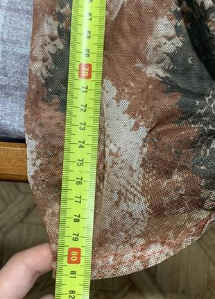 Платье змеиный принт 5