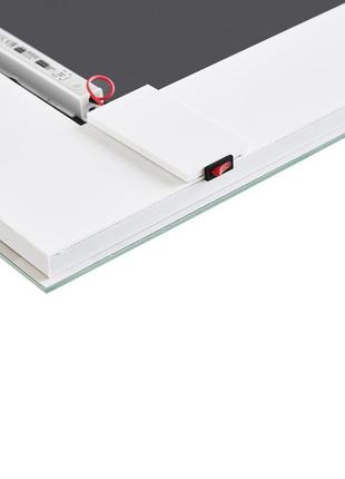 Дзеркало unio mrr-04 sqr-ra 600 x 800 mm led fl