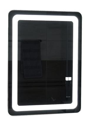 Дзеркало unio mrr-04 sqr-ra 600 x 800 mm led fl