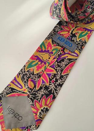 Шовкова краватка від kenzo3 фото