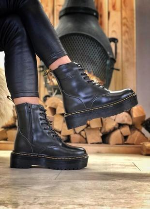 Черевики dr. martens ботинки на платформе мартинс