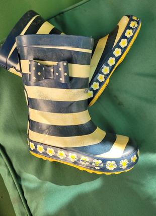 Резиновые сапожки для девочек роз.8 /16,5 см потолка