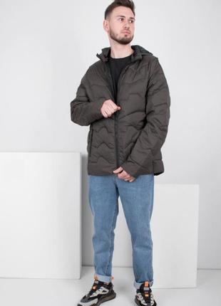 Мужская куртка курточка осень деми с капюшоном4 фото