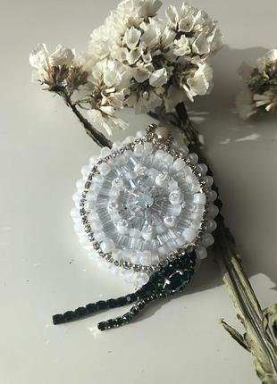 Брошка «кульбаба»