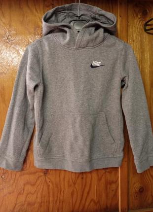 Худи фирменное утепленное nike standart fit /128-134