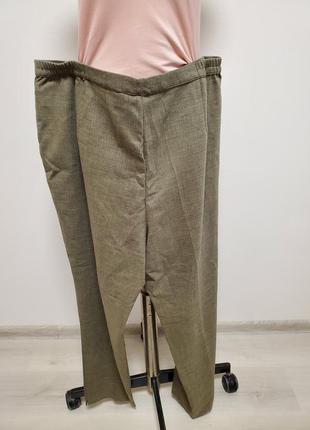 Красивые брендовые немецкие шерстяные классические штаны батал4 фото