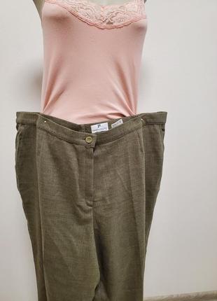 Красивые брендовые немецкие шерстяные классические штаны батал3 фото
