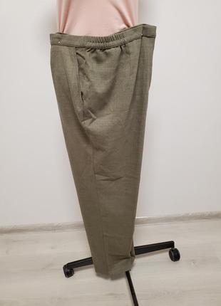 Красивые брендовые немецкие шерстяные классические штаны батал5 фото