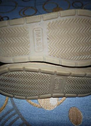 Замшевые натуральные угги m&s размер 10 стелька 18,5 см