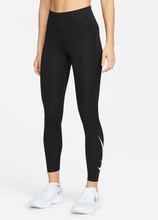 Nike dri-fit swoosh run тайтсы лосины леггинсы новые оригинал