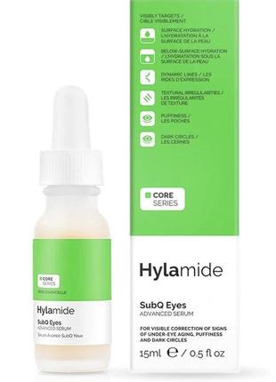 Концентрат для кожи вокруг глаз hylamide subq eyes