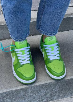 Мужские кроссовки nike sb dunk low chrolophyll green#найк2 фото
