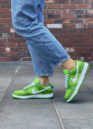 Мужские кроссовки nike sb dunk low chrolophyll green#найк6 фото