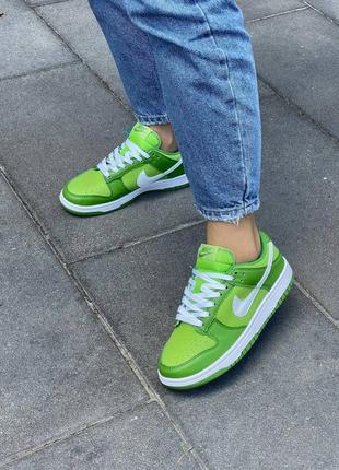 Мужские кроссовки nike sb dunk low chrolophyll green#найк9 фото