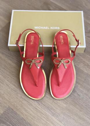 Michael kors босоніжки, сандалі, туфлі.6,5. шкіра. майкл корс