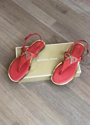 Michael kors босоножки, сандали, туфли.6,5. кожа. майкл корс2 фото