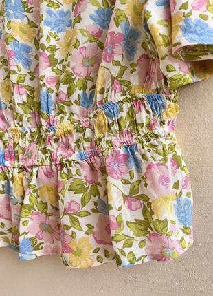 Нежная блуза с цветочным принтом primark5 фото