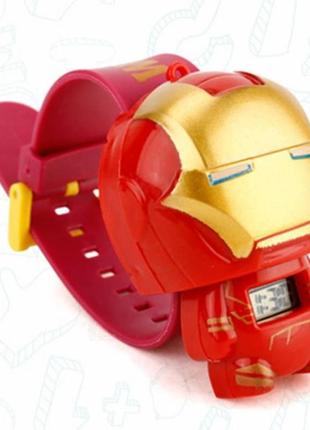 Железный человек iron man часы наручные детские3 фото