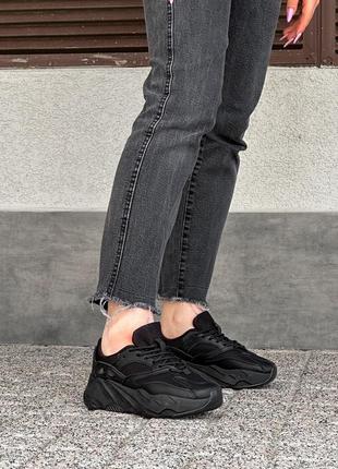 Чорні кросівки в стилі бренду, 37 (24 см)5 фото