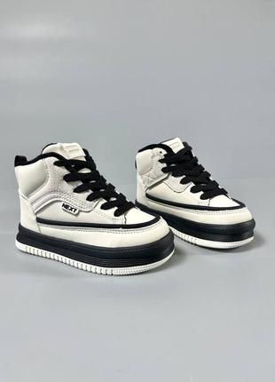 Ботинки детские утепленные плюшем хайтопики