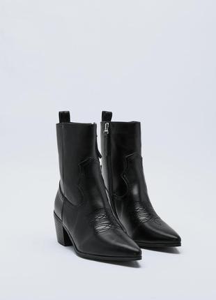 Казаки/ковбойки/чоботи/черевики zara 2183/810/0402 фото