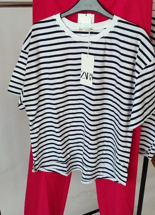 Футболка морячка zara розмір s.m.l оригінал new collection