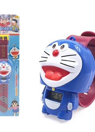 Детские часы doraemon часы doraemon цифровые часы дореман синие3 фото