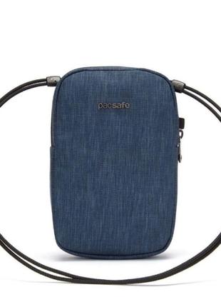 Сумка rfidsafe travel crossbody bag, 3 ступеня захисту синій - 110406461 фото