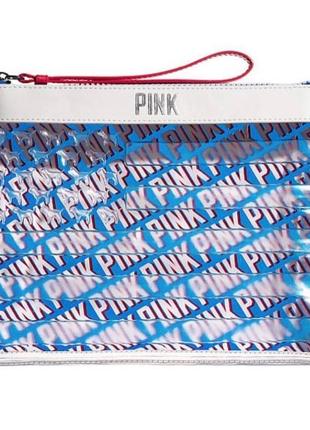 Косметичка pink victoria's secret americana beauty bag