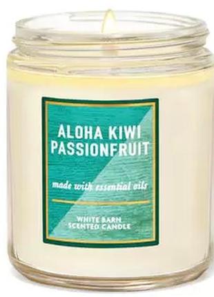 Свеча bath & body works aloha kiwi passionfruit scented candle