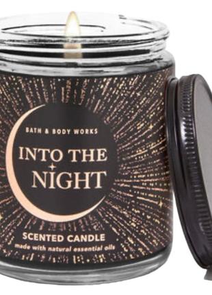 Свеча bath & body works into the night scented candle 1-wick 227 г