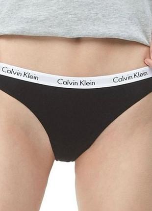 Трусики calvin klein cotton thong